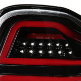 Coolstuffguru Compatible with Mercedes Benz W164 ML-Class Full LED Brake Jet Black Tail Lights Parking Lamps