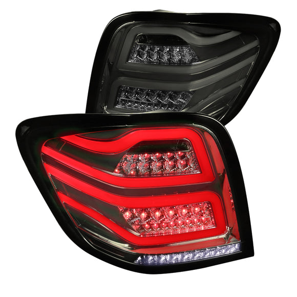 Coolstuffguru Compatible with Mercedes Benz W164 ML-Class Full LED Rear Fog Smoke Tail Lights Brake Lamps Pait