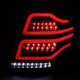 Coolstuffguru Compatible with Mercedes Benz W164 ML-Class Black Full LED Tail Lights Brake Lamps Left+Right