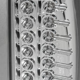 Coolstuffguru Compatible with Chevy C10 C/K 1500/2500 GMC Sierra Chrome Clear Led Tail Lights