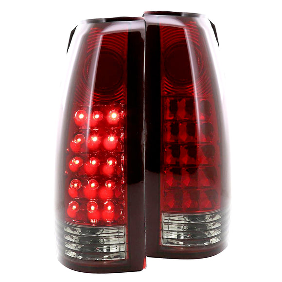 Coolstuffguru Compatible with Chevy/GMC C/K C10 Sierra Pickup Truck Red LED Rear Tail Brake Lights