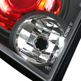 Coolstuffguru Compatible with Dodge Caliber Euro Altezza Black Tail Lights Pair