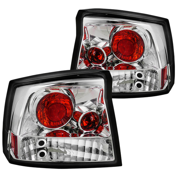 Coolstuffguru Compatible with Dodge Charger R/T Se Srt8 Sxt Chrome Tail Lights