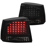 Coolstuffguru Compatible with Dodge Charger Smoke Lens Glossy Black Led Tail Rear Lights