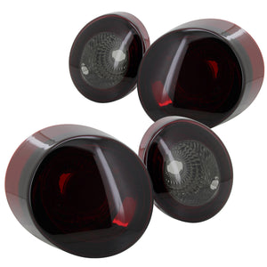 Coolstuffguru Compatible with Chevy Cobalt 2Dr Coupe Red/Smoked Tail Lights 4Pc