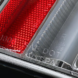 Coolstuffguru Compatible with Cadillac CTS Chrome Clear LED Bar Tail Lights Brake Lamps Left+Right