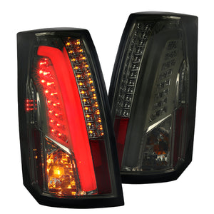 Coolstuffguru Compatible with Cadillac CTS Smoke Lens LED Bar Tail Lights Brake Lamps Left+Right