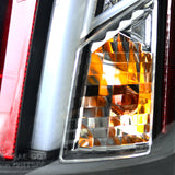 Coolstuffguru Compatible with Cadillac CTS Black Clear LED Bar Tail Lights Brake Lamps Left+Right