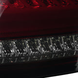 Coolstuffguru Compatible with Cadillac CTS Red/Smoke Lens LED Bar Tail Lights Brake Lamps Left+Right