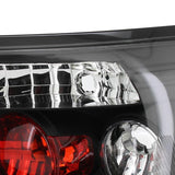 Coolstuffguru Compatible with Honda Civic 2Dr 2D Tail Lights JDM Black Pair