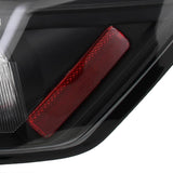 Coolstuffguru Compatible with Honda Civic 2Dr 2D Tail Lights JDM Black Pair