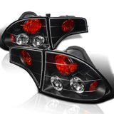 Coolstuffguru Compatible with Honda Civic 4Dr Sedan Dx Ex Lx Altezza Black Tail Trunk Lights 4pc