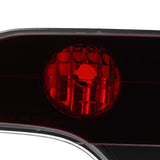 Coolstuffguru Compatible with Honda Civic Sedan 4Dr JDM Black Tail Lights Brake Lamp Red Clear Lens