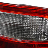 Coolstuffguru Compatible with Honda Civic 3Dr Chrome Halo LED Projector Headlights+Red/Clear Tail Lights