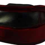 Coolstuffguru Compatible with Honda Civic 2Dr 4Dr 4Pc Trunk Smoked Tail Lights Stop Brake Lamps