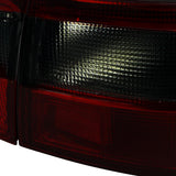 Coolstuffguru Compatible with Honda Civic 2Dr 4Dr 4Pc Trunk Smoked Tail Lights Stop Brake Lamps