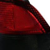 Coolstuffguru Compatible with CIVIC COUPE 2DR JDM BLACK HEAD LIGHTS+SMOKE & RED TAIL LAMPS PAIR