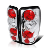 Coolstuffguru Compatible with Gmc Yukon Denali/ Chevy Tahoe Suburban Ls Tail Lights Chrome