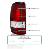 Coolstuffguru Compatible with Gmc Yukon Denali/ Chevy Tahoe Red Tail Lights