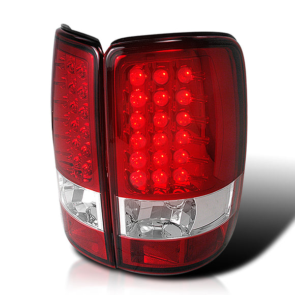 Coolstuffguru Compatible with Gmc Chevy Yukon Denali Suburban Tahoe Led Red Tail Lights