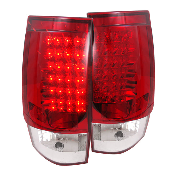 Coolstuffguru Compatible with Gmc Yukon xl/ Chevy Tahoe Suburban Red Led Tail Lights