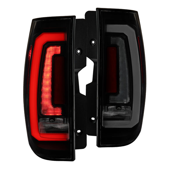 Coolstuffguru Matte Black Housing Smoke Lens Tail Lights Dynamic LED Sequential Signal Compatible with Chevrolet Tahoe 2007-2014