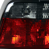 Coolstuffguru Compatible with Bmw E36 3-Series 4Dr Euro Red Smoke Tail Lights