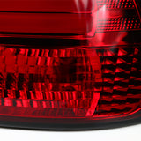 Coolstuffguru Compatible with BMW E39 5-Series M5 525i 530i 540i Red/Clear Lens LED Tail Lights