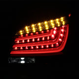 Coolstuffguru Compatible with BMW E60 5-Series 525i 530i 4Dr Glossy Black / Smoke LED Rear Tail Brake Lights