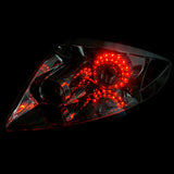 Coolstuffguru Compatible with Mitsubishi Eclipse Gs Gt Se Chrome Housing Led Tail Lights