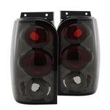 Coolstuffguru Smoke Lens Tail Lights Compatible with Ford Explorer 1998-2001 L+R Pair Taillight Assembly