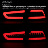 Coolstuffguru Compatible with Mitsubishi Lancer EVO Full LED Rear Tail Brake Lights Parking Lamps Left+Right