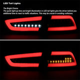 Coolstuffguru Compatible with Mitsubishi Lancer EVO Full LED Rear Tail Brake Lights Parking Lamps Left+Right