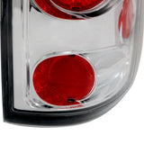 Coolstuffguru Compatible with Ford F150 Style Side Chrome Clear Altezza Tail Lights Lamps Pair