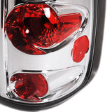 Coolstuffguru Compatible with Ford F150 Style Side Chrome Clear Altezza Tail Lights Lamps Pair