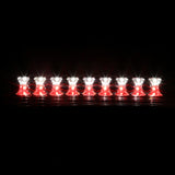 Coolstuffguru LED Chrome Clear 3rd Brake Light Third Stop Lamp Compatible with Ford F150 2004-2008 Taillight Assembly