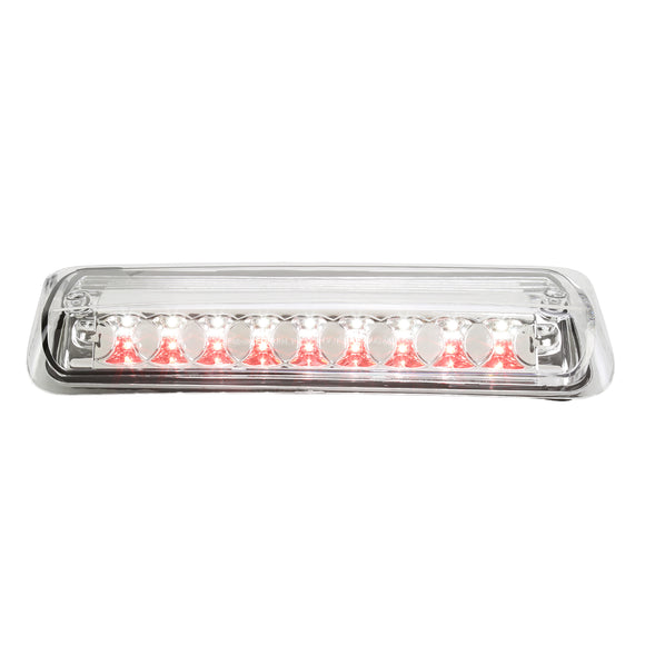 Coolstuffguru LED Chrome Clear 3rd Brake Light Third Stop Lamp Compatible with Ford F150 2004-2008 Taillight Assembly