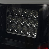 Coolstuffguru Compatible with Ford F150 F-150 Pickup Black Headlights+Glossy Black Full LED Smoke Tail Lam