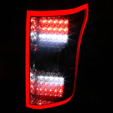 Coolstuffguru Compatible with Ford F150 F-150 Rear Brake Lamps Full LED Smoked Tail Lights w/LED Daytime Tube