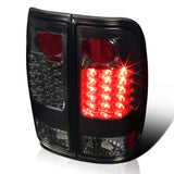 Coolstuffguru Compatible with Ford F150 F250 F350 Style side Smoked Led Tail Lights