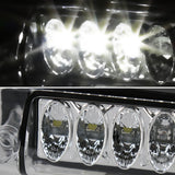 Coolstuffguru Compatible with Ford F150 xl xlt chrome clear Led 3Rd Brake Light