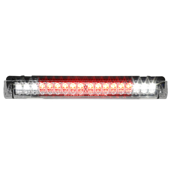 Coolstuffguru Compatible with Ford F150 xl xlt chrome clear Led 3Rd Brake Light