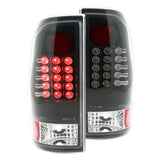 Coolstuffguru Compatible with Ford F250 F350 F450 F550 Super Duty Black Clear LED Tail Lights Rear Lamp Pair