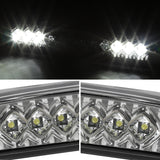 Coolstuffguru Compatible with Ford F250 F350 F450 F550 Super Duty Chrome Clear Led Third 3Rd Brake Light