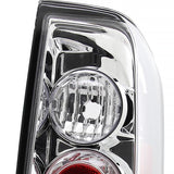 Coolstuffguru Compatible with Nissan Frontier Suzuki Equator Chrome Clear Altezza Tail Lights