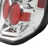 Coolstuffguru Compatible with Nissan Frontier Suzuki Equator Chrome Clear Altezza Tail Lights