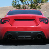 Coolstuffguru Compatible with Subaru BRZ Scion FRS Toyota 86 Jet Black Full LED Rear Brake Tail Lights