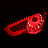 Coolstuffguru Compatible with Scion FR-S Subaru BRZ Full LED Sequential Turn Signal Red Tail Brake Lights