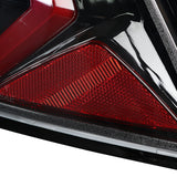 Coolstuffguru Compatible with Ford 2010-2012 Fusion Slick Black Clear Full LED Tail Lights Lamps DRL Tube