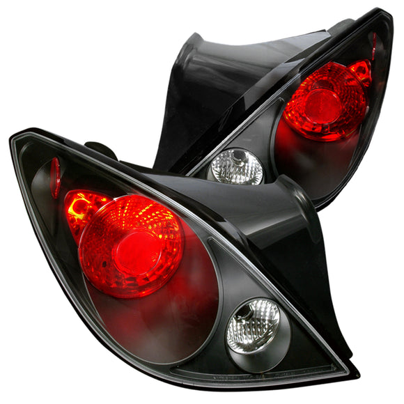 Coolstuffguru Compatible with Pontiac G6 Gt Gtp Gxp Se 2Dr Coupe Black Altezza Tail Lights